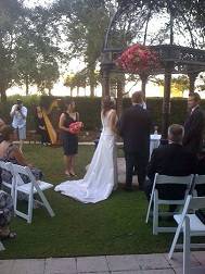 Omni Orlando Resort ChampionsGate Garden Gazebo wedding